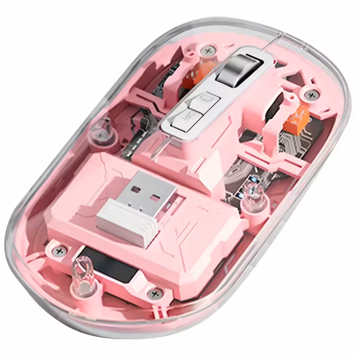 Rechargeable Bluetooth Transparent Mouse