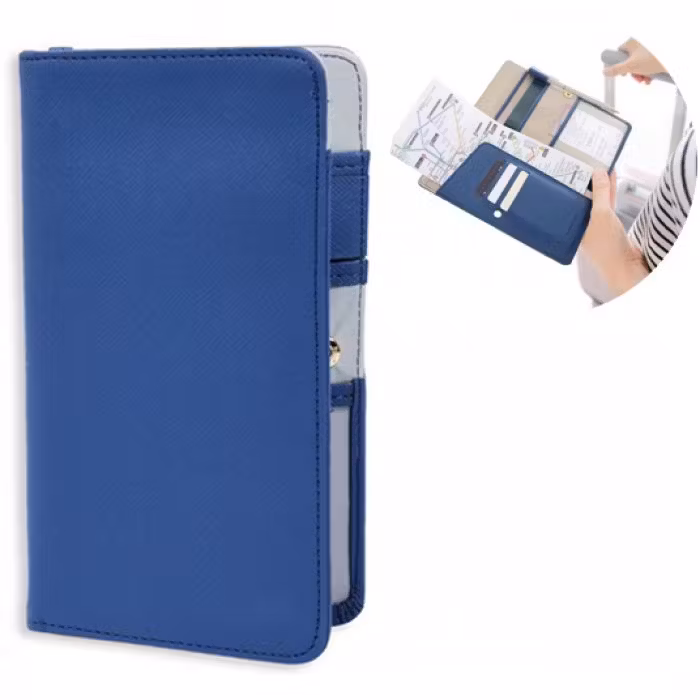 Stylish Leather Travel Organizer