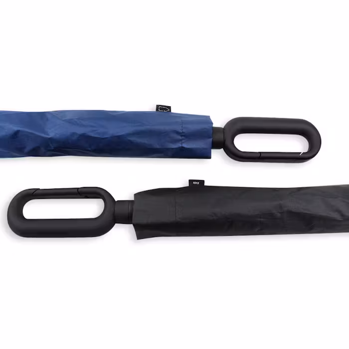 Automatic Foldable RPET Umbrella with Carabiner - 23-inch - alternate view