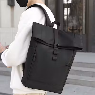 Simple Rolltop Backpack - alternate view