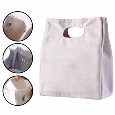 Washable Thermal Canvas Handbag