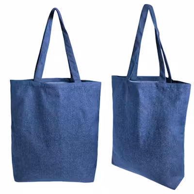 Denim A3 Tote Bag