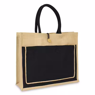 Jute Laminated Tote Bag