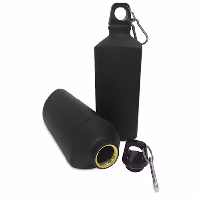 Aluminium Twist Bottle with Carabiner