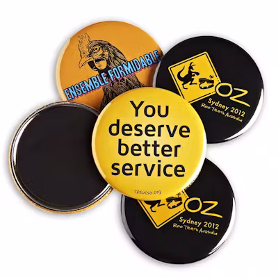 Round Tin Magnet