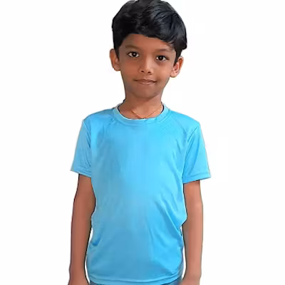 Basic Dri-Fit Kids Round Neck T-Shirt - alternate view