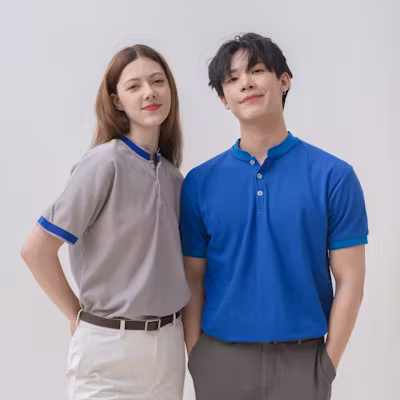 York Mandarin North Harbour Collar T-Shirt