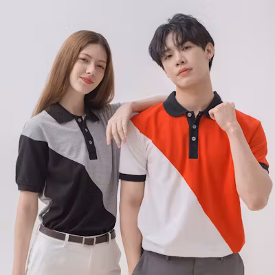 Multi-Tone Georgia Polo T-Shirt