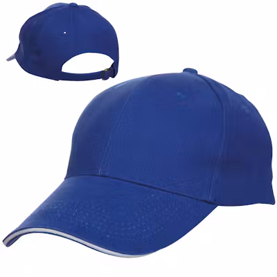 Trim Cotton Baseball Cap (6 Panel)