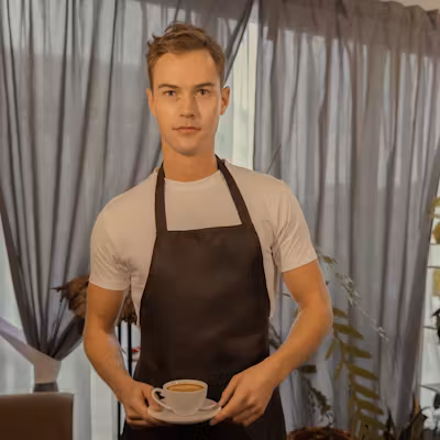 Basic Polyester Apron - alternate view