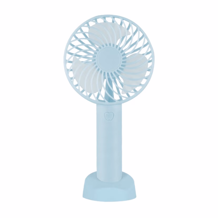 Pastel Desktop Fan with Integrated Phone Stand - alternate view